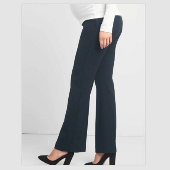 GAP Maternity Modern Bootcut Gray Full Panel Size 8 Trouser Dress Pants RT$69 - Picture 3 of 6